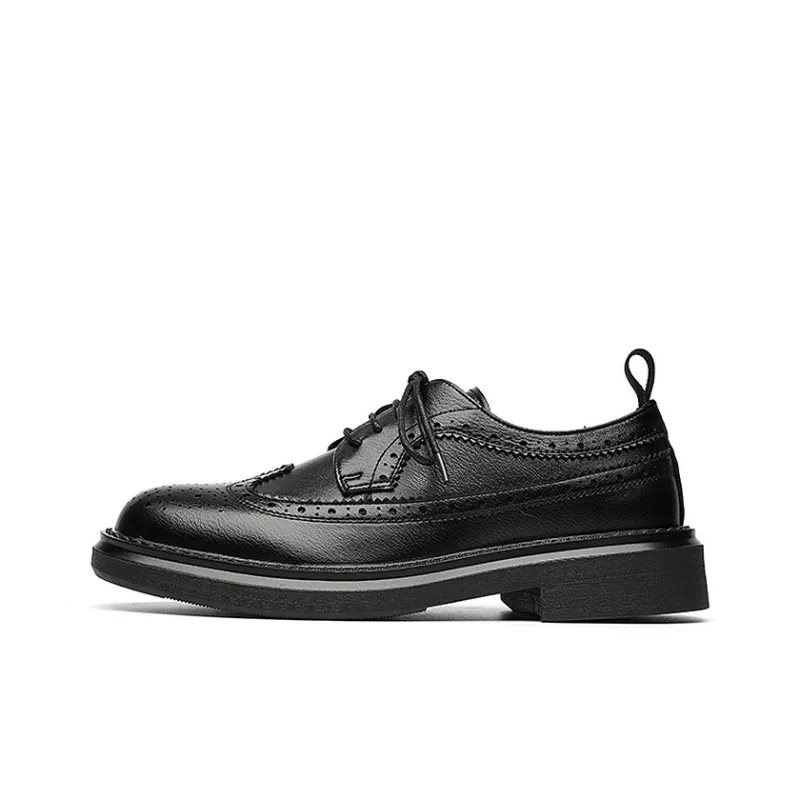 KAQIAODI Microfiber Leather Shoes Men's