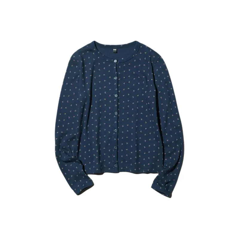 UNIQLO Темно-синий женский трикотаж