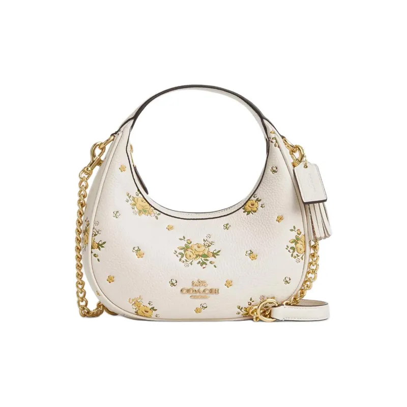 COACH Carmen Кожа Сумка через плечо Сумка Маленькая Женская Белая