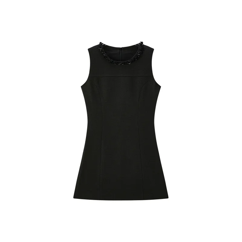 PEACEBIRD Платье без рукавов Женское Черное