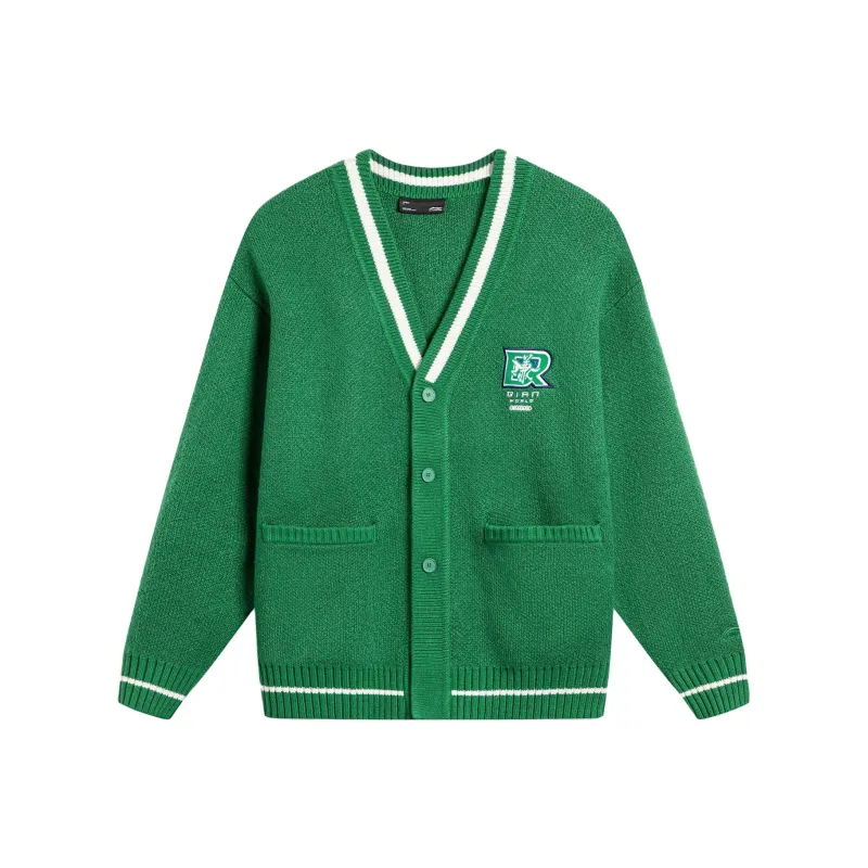 Li NING Sports Life Collection Трикотаж Мужской Бирюзовый Зеленый