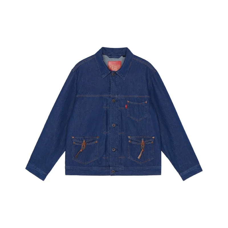 Levis Blue Men's Denim Jackets Левис Синий Мужские Джинсовые Куртки