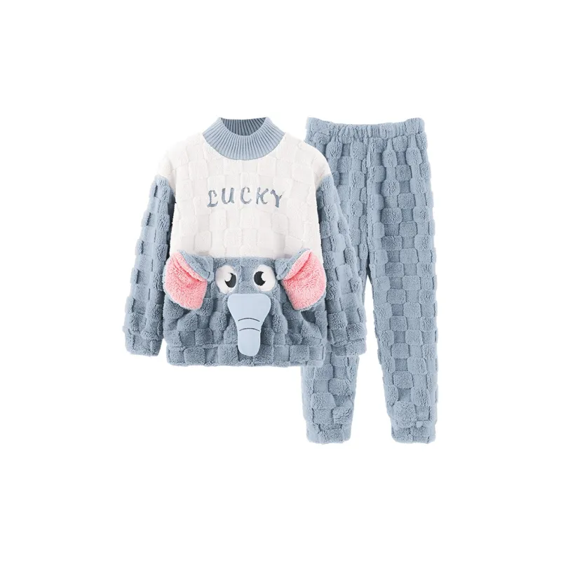 LEZIYUN Синий Мужской Пижамный Комплект