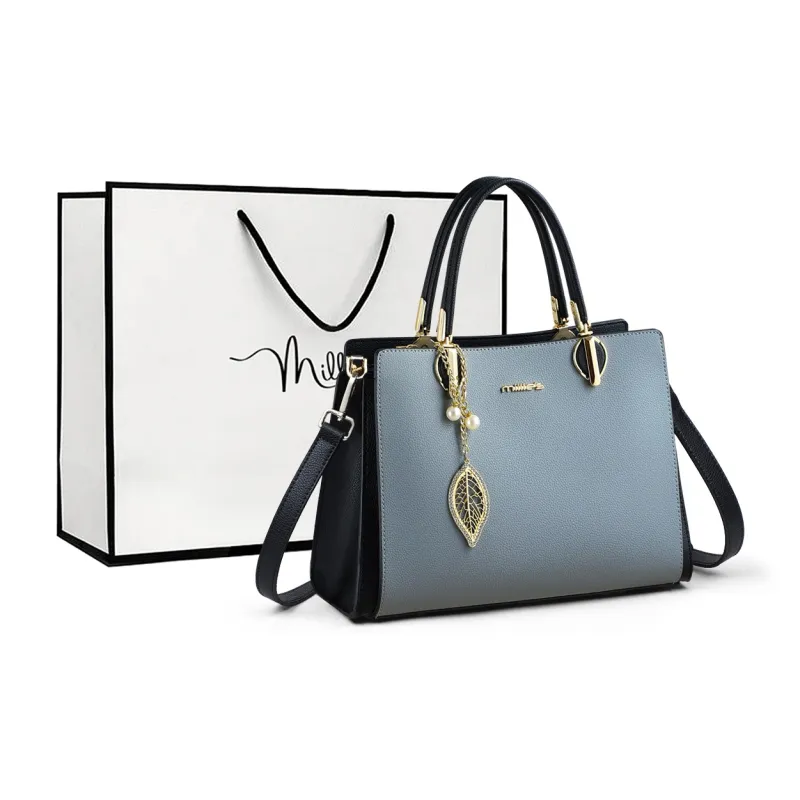 MILLIE'S Сумка из коровьей кожи сумка через плечо сумка-тоут стандартная женская синяя