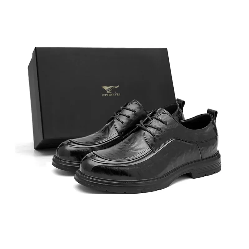 SEPTWOLVES Обувь Низкий Топ Черная Стандартная Кожа Мужская