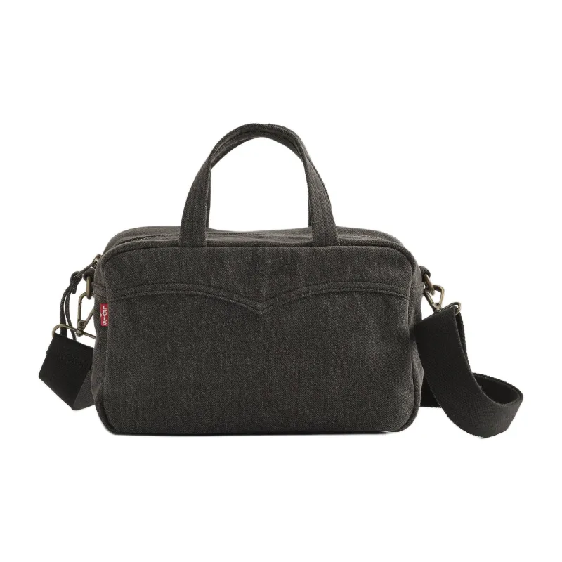 Levi's Хлопковая Сумка на Одно Плечо Женская Черная