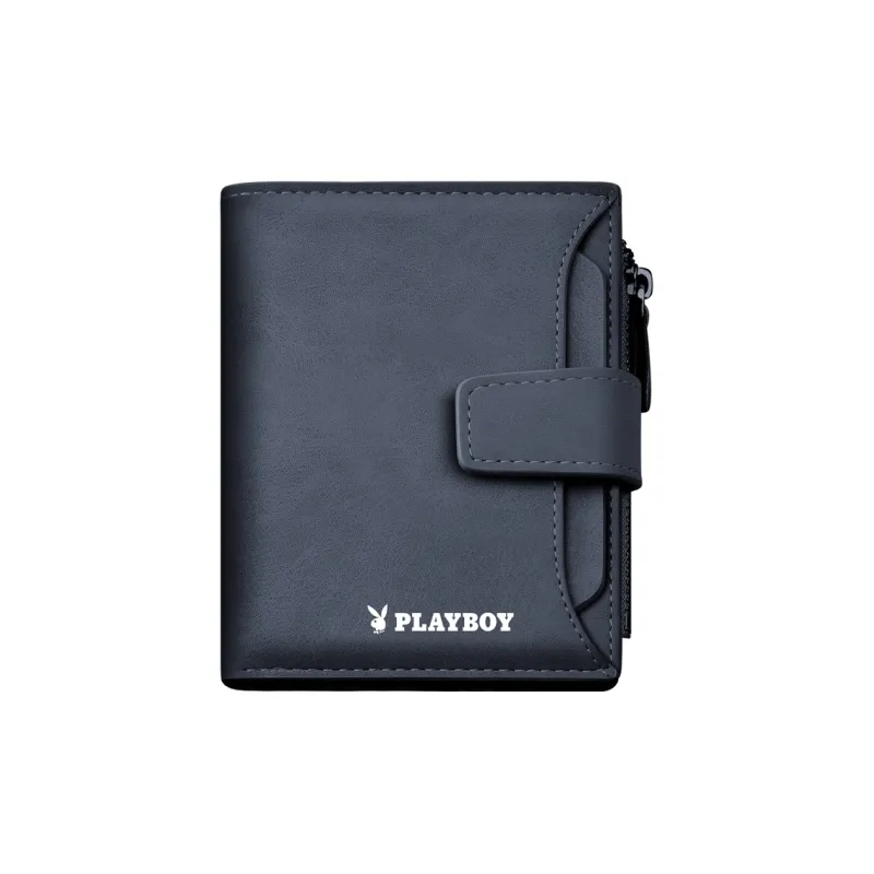PLAYBOY ПУ (полиуретан) Минималистский стиль Дорожный кошелек Money Clip Модный держатель для карт Юноша Кожа Кошелек
