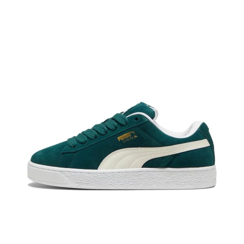 PUMA Suede XL Устойчивая к истиранию противоскользящая низкая обувь для скейтбординга унисекс зеленого цвета