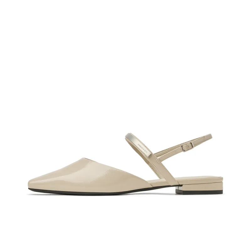 CHARLES KEITH Маленький CK ПУ (полиуретан) Синтетическая кожа Женские повседневные туфли 2,2 см Женские Бежевые