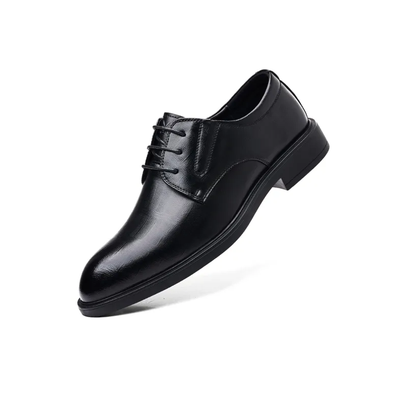 PLAYBOY Мужские туфли из коровьей спилковой кожи черные