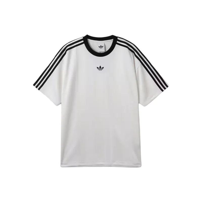 Adidas Originals Adicolor Жаккард T Рубашка Унисекс Белый Черный