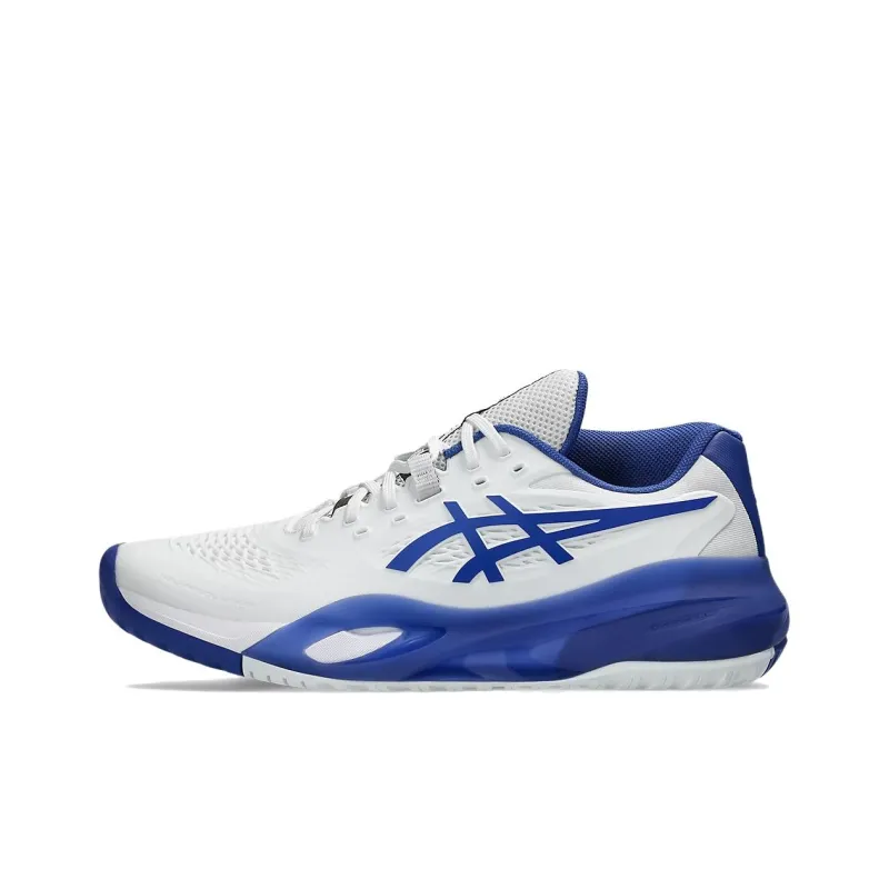 Asics Gel Resolution X Low Топ Теннисная Обувь Мужская Белая Синяя