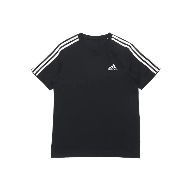 Adidas ESSENTIALS 3 Stripes T-Shirt Мужская Черная