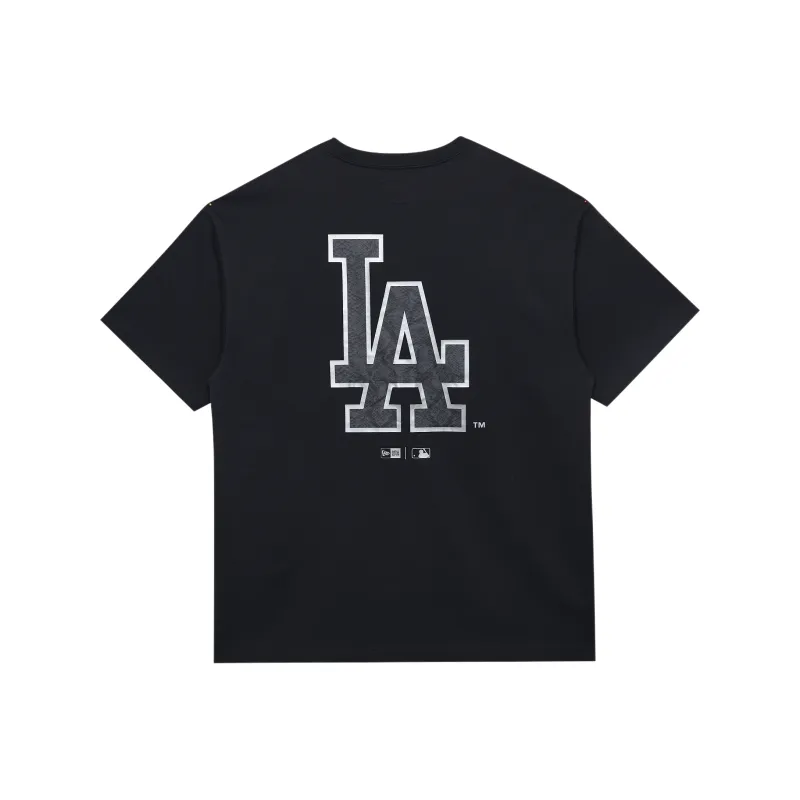 New Era Короткий рукав футболки пара модный универсальный унисекс черный