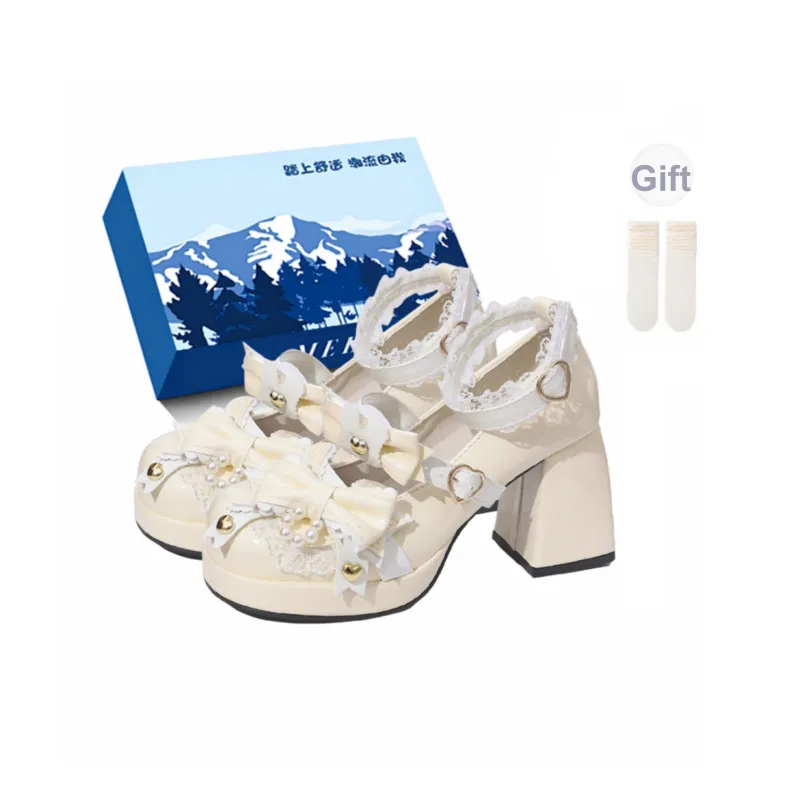 XIAOLUMILI ПУ (полиуретан) Грубый каблук Туфли Мэри Джейн Женские