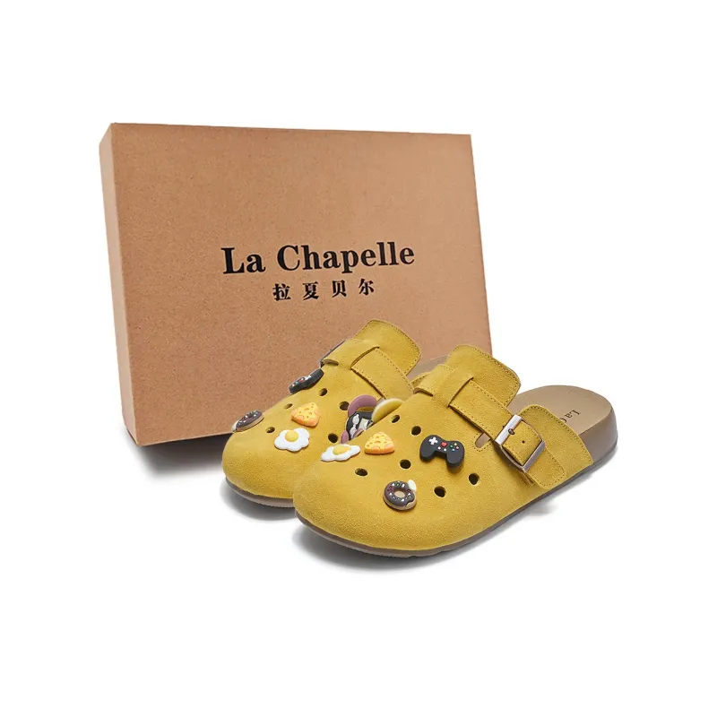 La Chapelle Birkenstock Стиль Обувь Желтый Женские