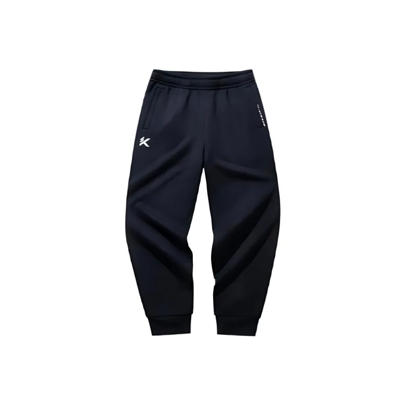 Anta Basketball Collection Вязаные тренировочные брюки мужские основной цвет черный