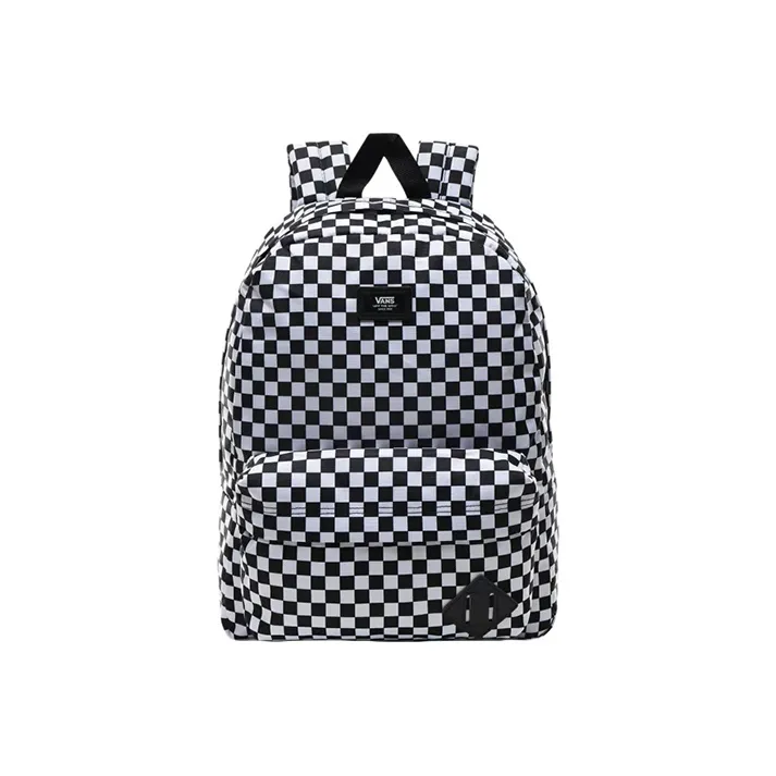 VANS Полиэстер Рюкзак Стандартный (Standard) Унисекс Черный Белый