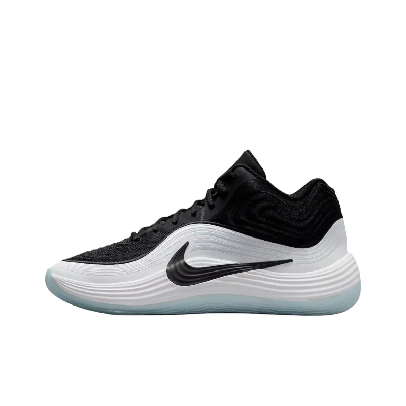 Nike Precision 8 MID Топ Баскетбольные кроссовки Унисекс Черный Белый