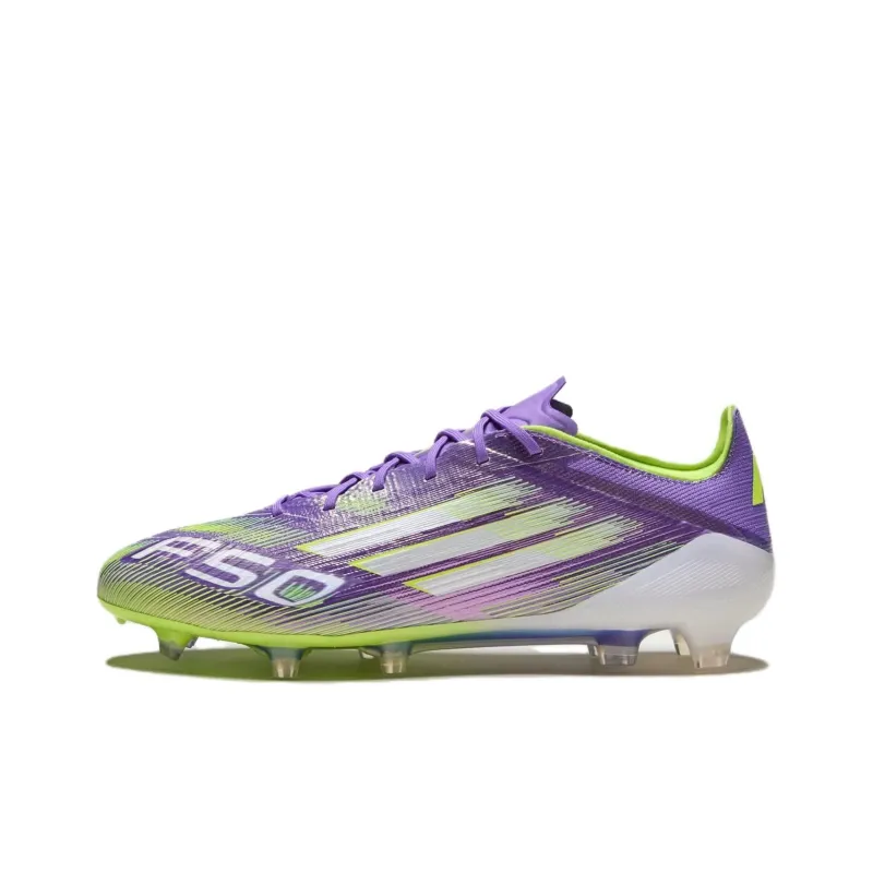 Adidas F50 ELITE Устойчивые к истиранию футбольные бутсы унисекс фиолетовые