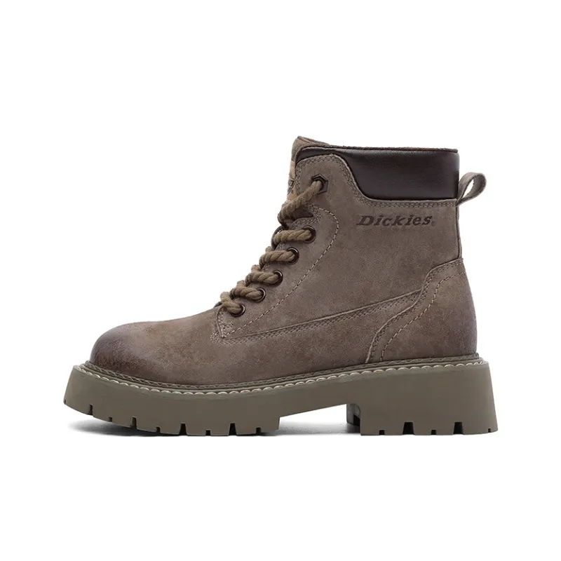 Dickies Раздельная свиная кожа Короткий армейский ботинок Женский Верблюжий цвет