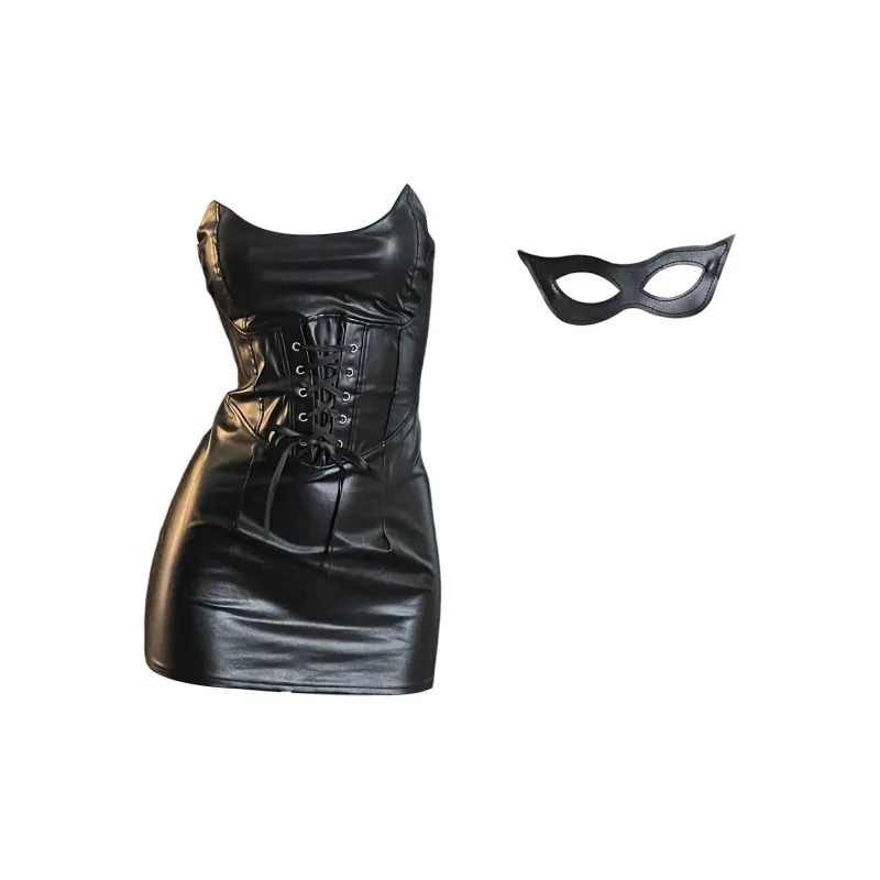 FOCOS STUDIO Готический Демон + Маска для сна Женские Ночные сорочки