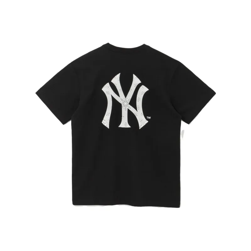 New Era T-Shirt Пара Трендовый и Универсальный Унисекс Черный