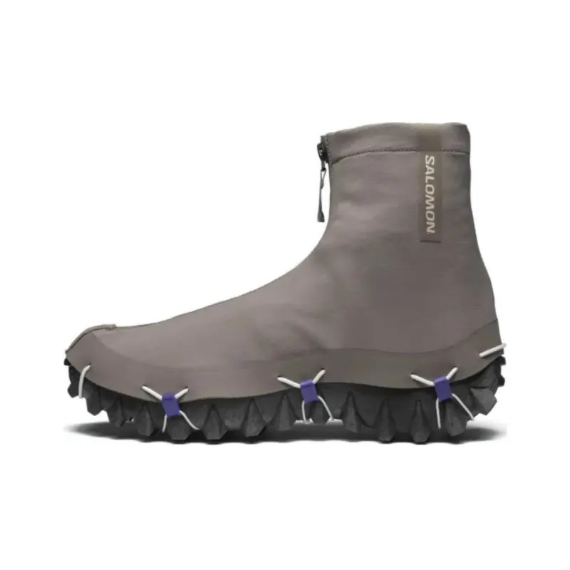 SALOMON SNOWCLOG ADVANCED Противоскользящая Устойчивая к износу MID Верх Активная Обувь для спорта Унисекс Железо Серый