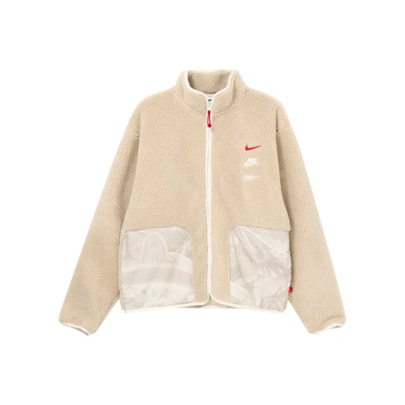 Nike Вельветовое Пальто Мужское Пляжное Белое