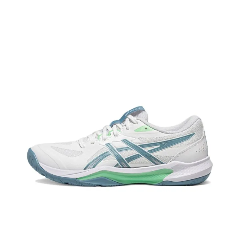 Asics Gel Tactic 13 Стабильный Тип Низкий Топ Волейбольные Кроссовки Мужские Белые Зеленые