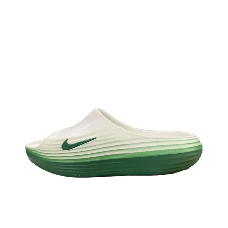 Nike ReactX Rejuven8 Шлепанцы Мужские Белые Зеленые