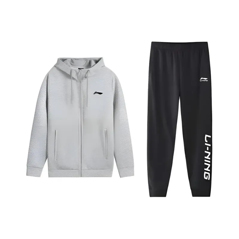 Li NING Повседневная спортивная одежда Унисекс Coin Серый + Черный