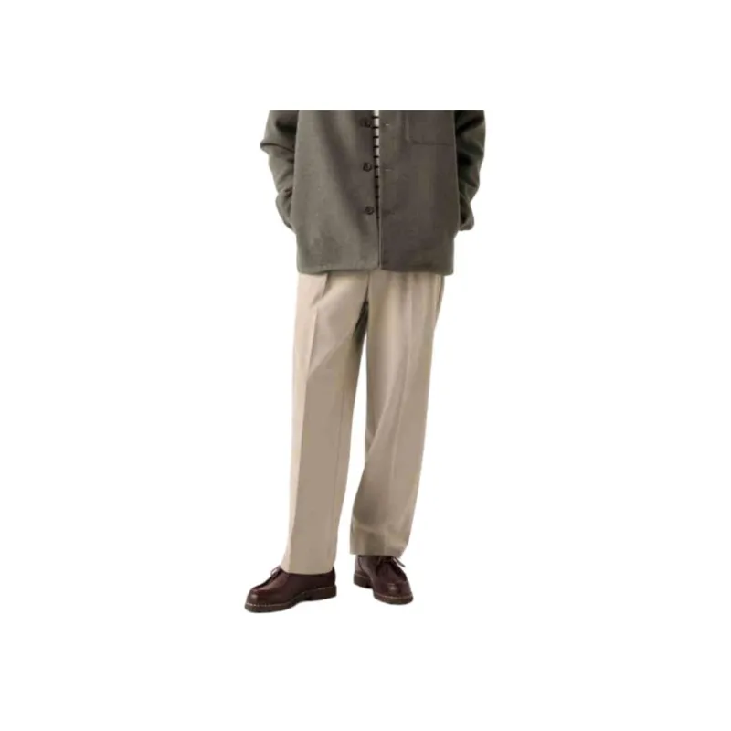 UNIQLO Повседневные брюки Мужские Темно-бежевые