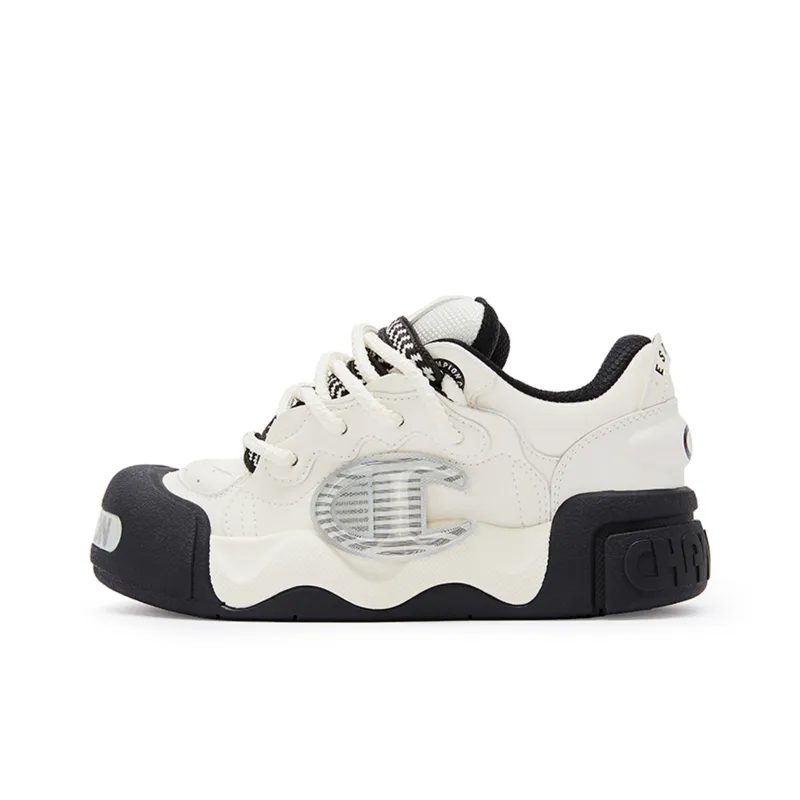 Champion Low Top Скейтборд Кроссовки Женские Черно-Белые