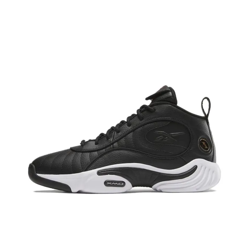 REEBOK 3 Удобные Износостойкие Высокие Баскетбольные Кроссовки Унисекс Черные