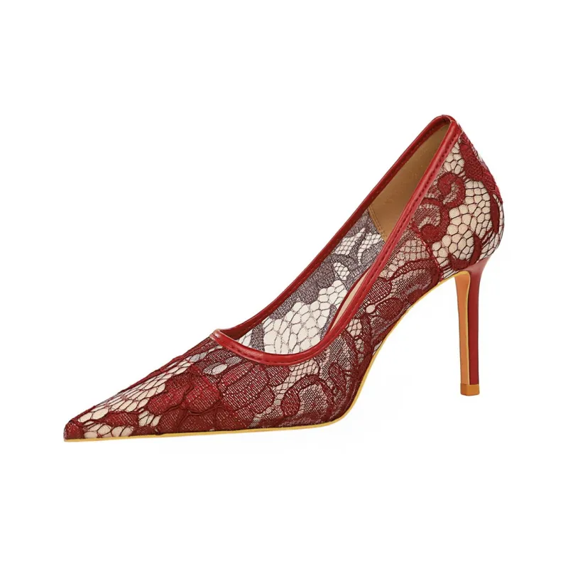 YAFEI XUANYU Узкий каблук Высокие каблуки Женские