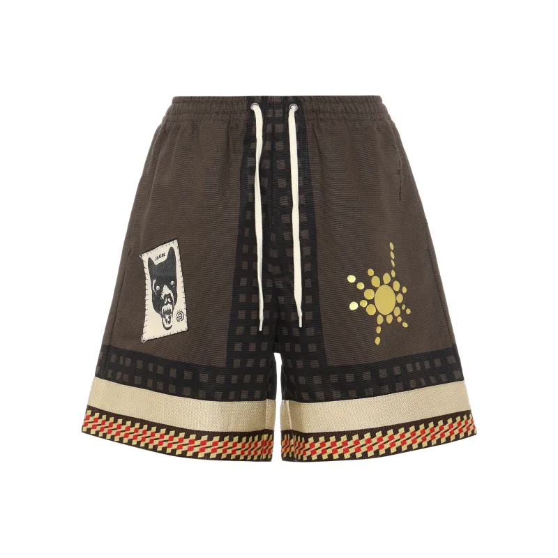 Повседневные шорты Travis Scott унисекс умбра