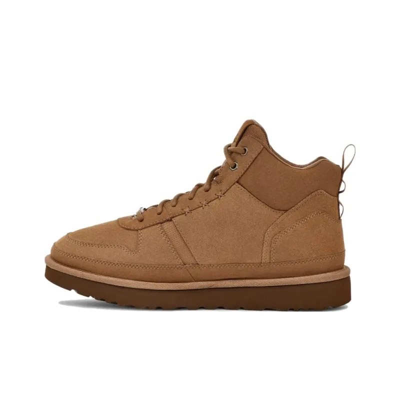 UGG Кожа Повседневные Ботинки Мужские Коричневые