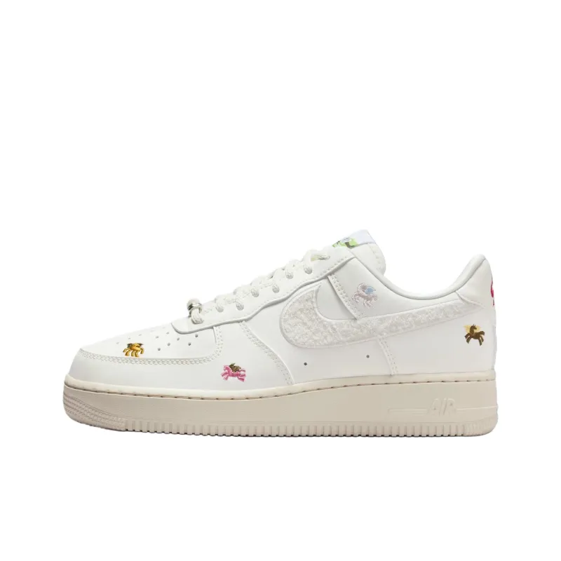 Nike Air Force 1 Low Топ Скейтборд Кроссовки Женские Белые