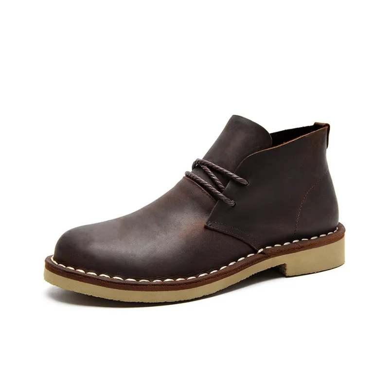 Laoks Короткие армейские ботинки из лицевой коровьей кожи мужские