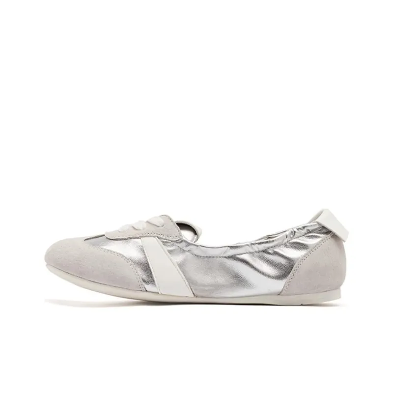 AGSDON Женские повседневные туфли 1,5 см Women's Silver