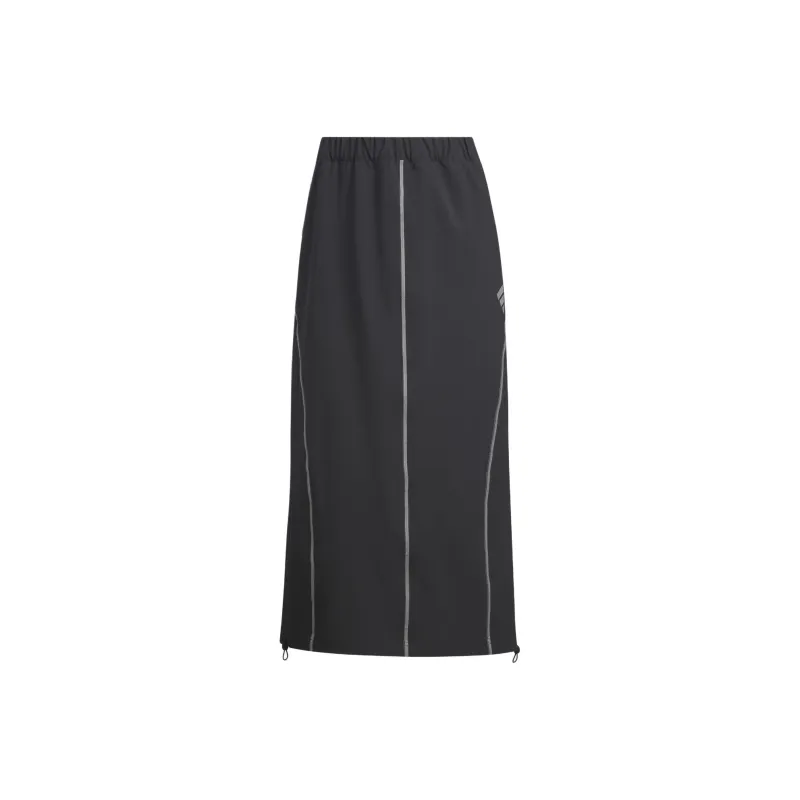 Adidas Повседневная Длинная Юбка Женская Черная
