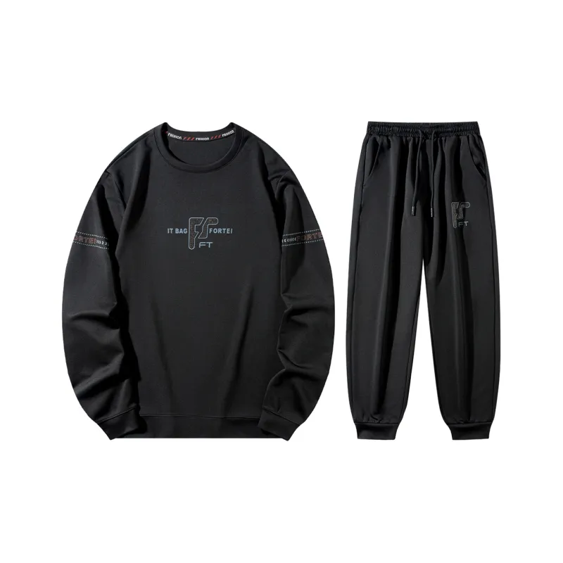 FORTEI Свитшот Комплект Magic Цветочный Мужской Черный