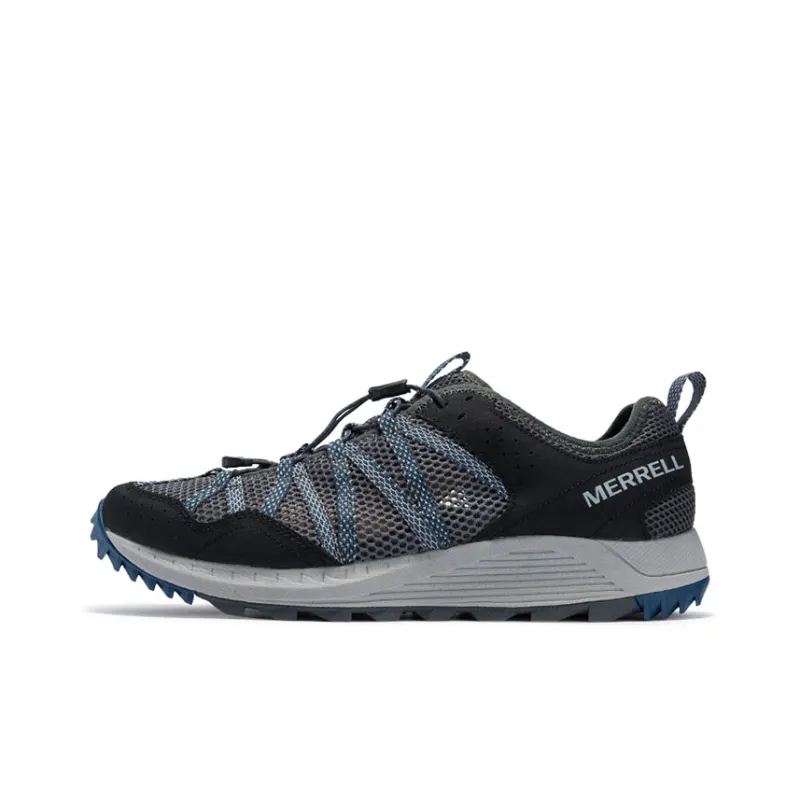 MERRELL Wildwood Aerosport Быстросохнущая Дышащая Легкая Обувь для Активного Отдыха Мужская Серого Цвета
