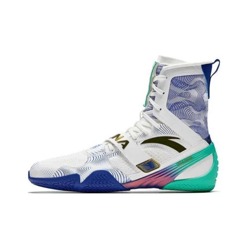 ANTA Thunderbolt High Топ Кроссовки для тренировок Унисекс Белый Синий