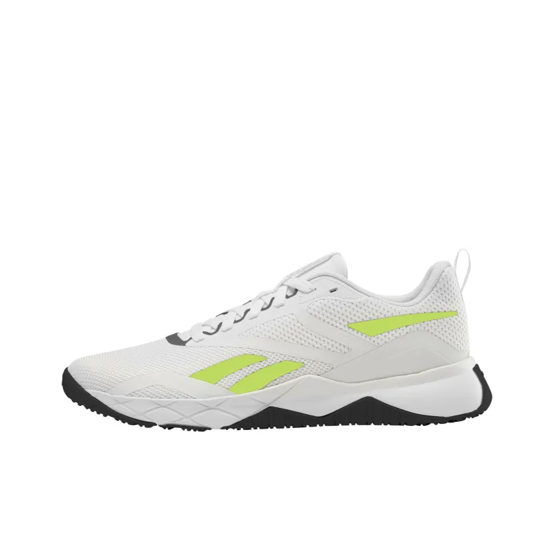 REEBOK Износостойкие Легкие и Дышащие Низкие Кроссовки для Тренировок Мужские Белые