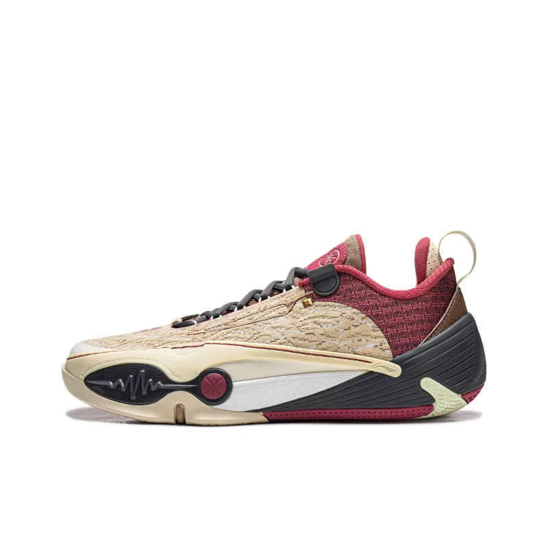 Li NING All City 14 Амортизация Противоскользящие Устойчивые к износу Отскок Низкие Баскетбольные кроссовки Мужские