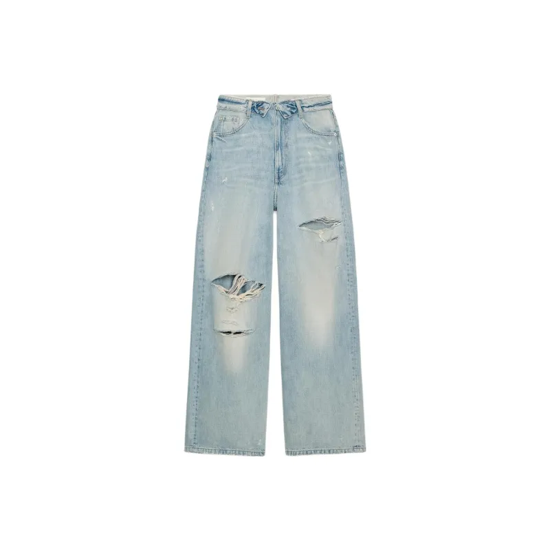 ZARA Trf Светло-Синие Женские Джинсы