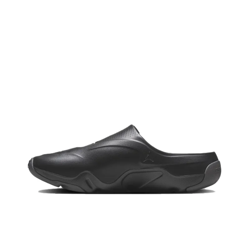 Джордан Roam Аbrasion Resistant Slip-Resistant Домашние тапочки Унисекс Черный