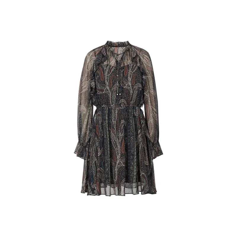 Hopeshow Длинное платье с длинными рукавами для женщин